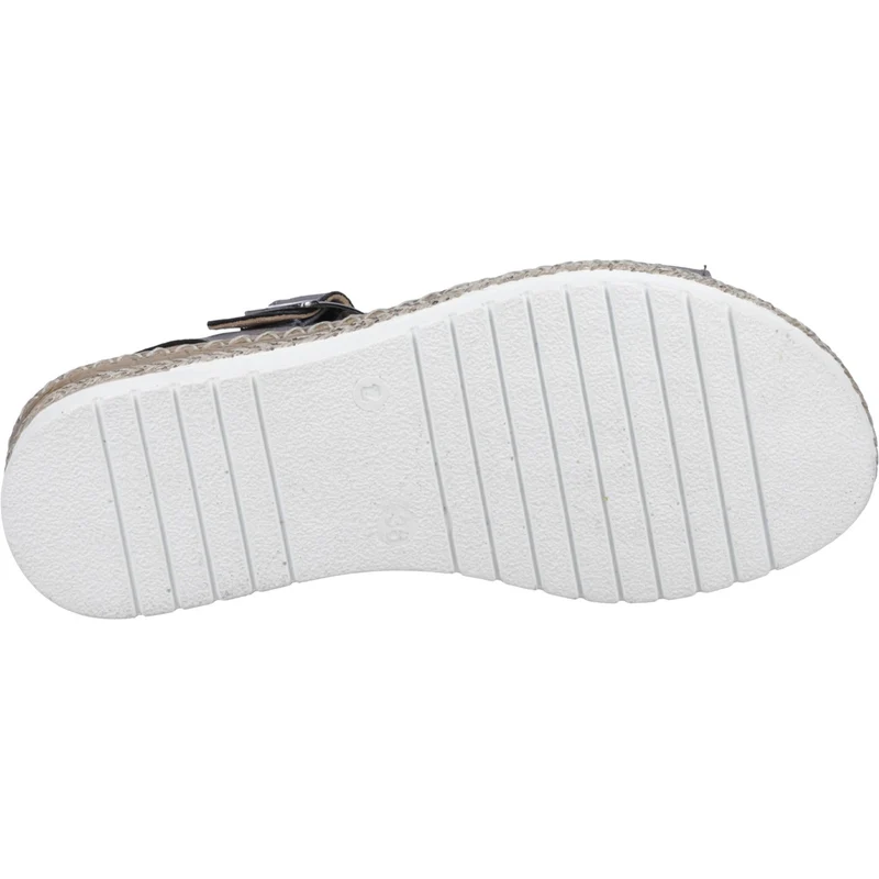 Hush Puppies Damen Stacey Ledersandale – Silber