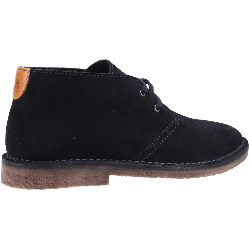 Hush Puppies Herren Samuel Wildleder Chukka-Stiefel – Marineblau