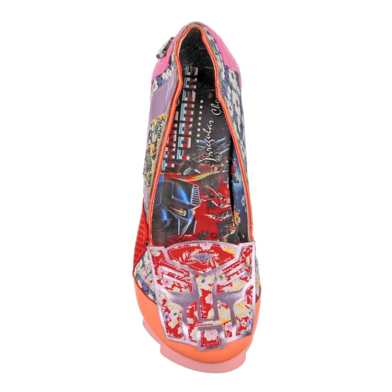 Irregular Choice Frauen Transformers All Sparkle High Heels – Rosa