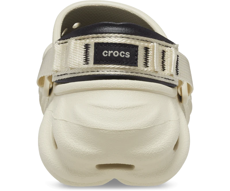 Crocs Unisex Echo Clog - Knochenweiß / Schwarz