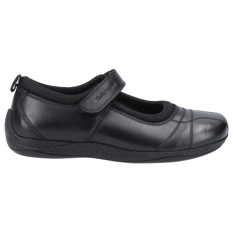 Hush Puppies Schulschuhe Clara aus Leder für Mädchen – Schwarz
