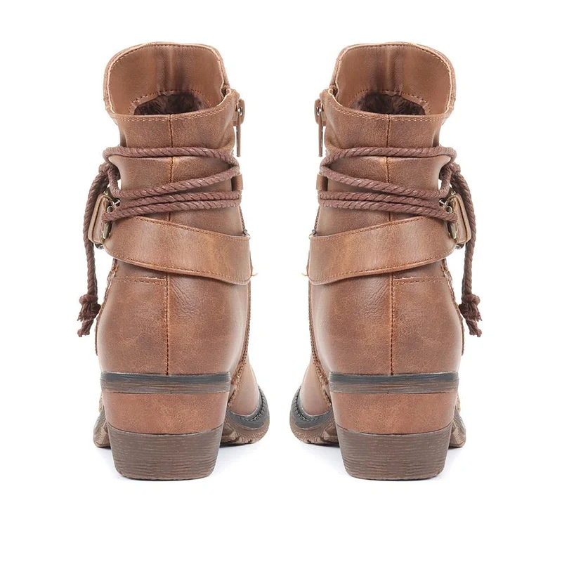Slouch Ankle Boots - WBINS34037 / 320 448 - Tan