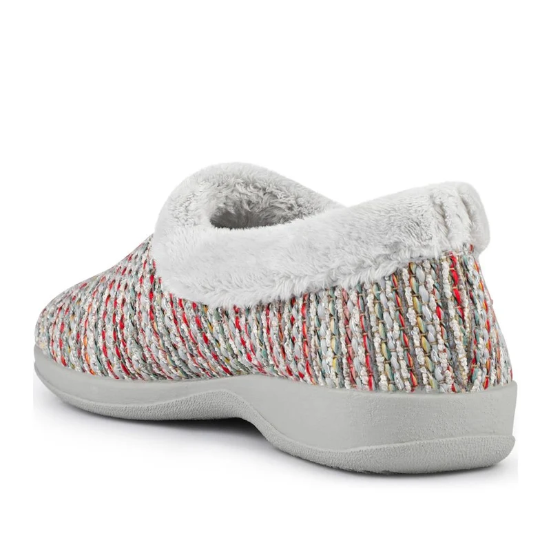 Lightweight Comfy Full Slippers - ANAT42001 / 328 298 - Grey Multi