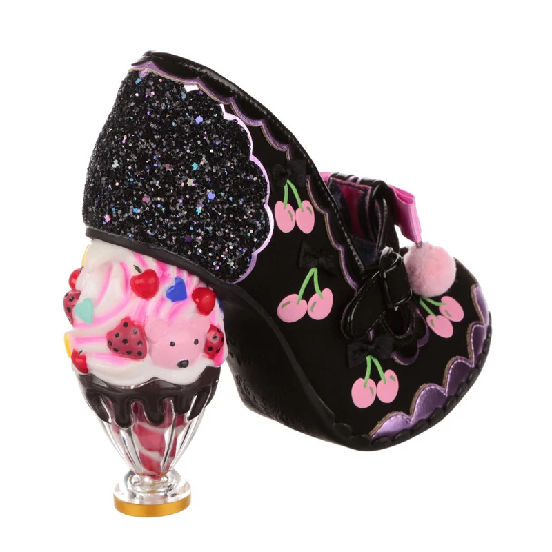 Irregular Choice Damen Cherry Cheer High Heel - Schwarz