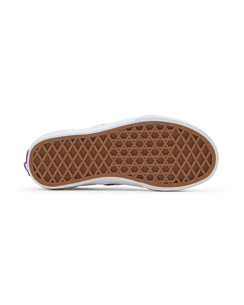 VANS Klassische Slip-On-Summer-Bloom-Sneaker für Kinder – Lila