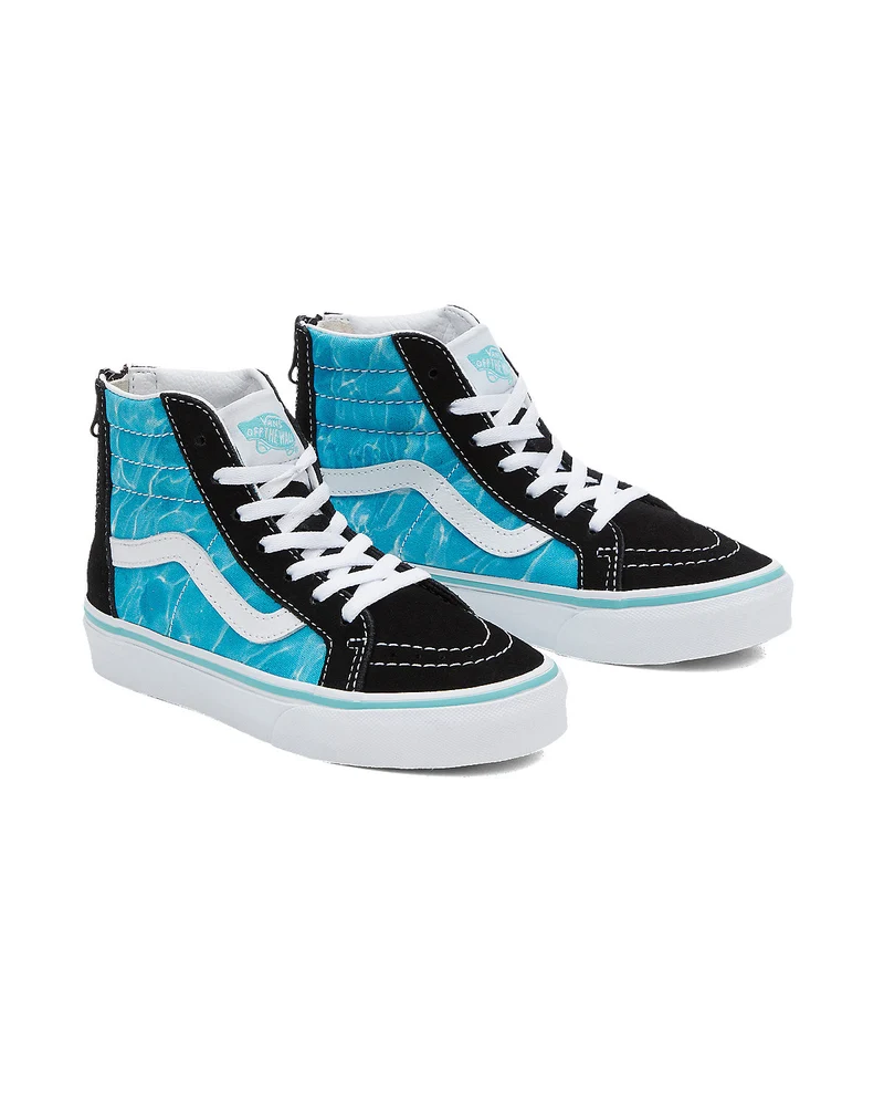 VANS Sk8-Hi Zip Into The Blue-Turnschuhe für Kinder – Blau