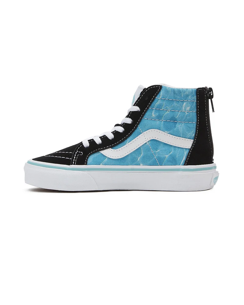 VANS Sk8-Hi Zip Into The Blue-Turnschuhe für Kinder – Blau