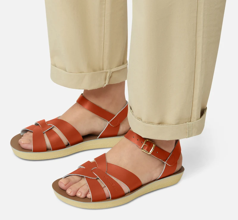 Salt Water Sandals Damen-Schwimmersandale – Paprika