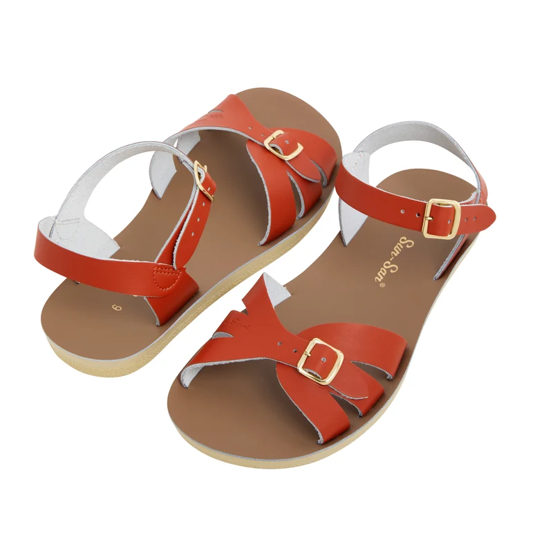 Salt Water Sandals Damen-Boardwalk-Sandale – Paprika