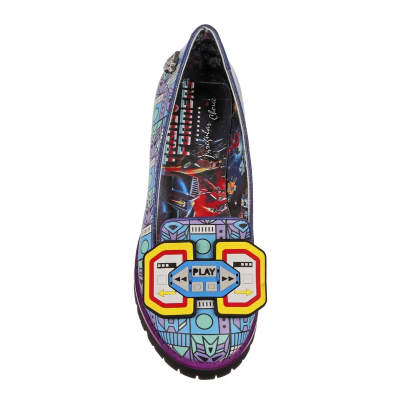 Irregular Choice Frauen Transformers Turn it Up Schuh – Blau