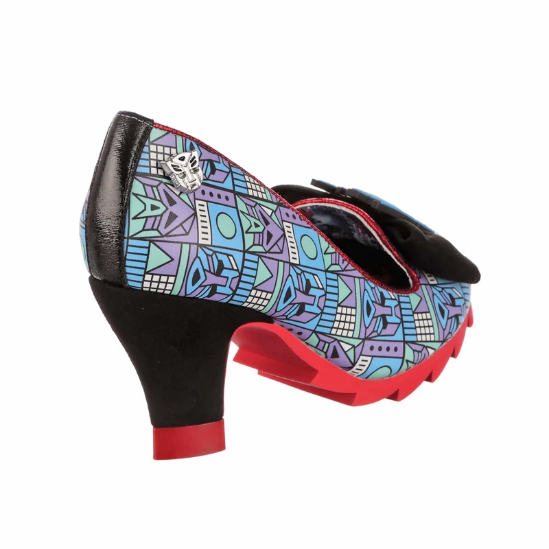 Irregular Choice Frauen Transformers 80er Jahre Baby High Heel - Blau