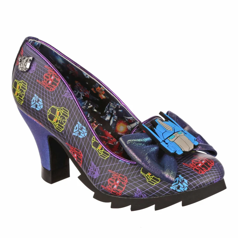 Irregular Choice Frauen Transformers 80er Jahre Baby High Heel - Schwarz