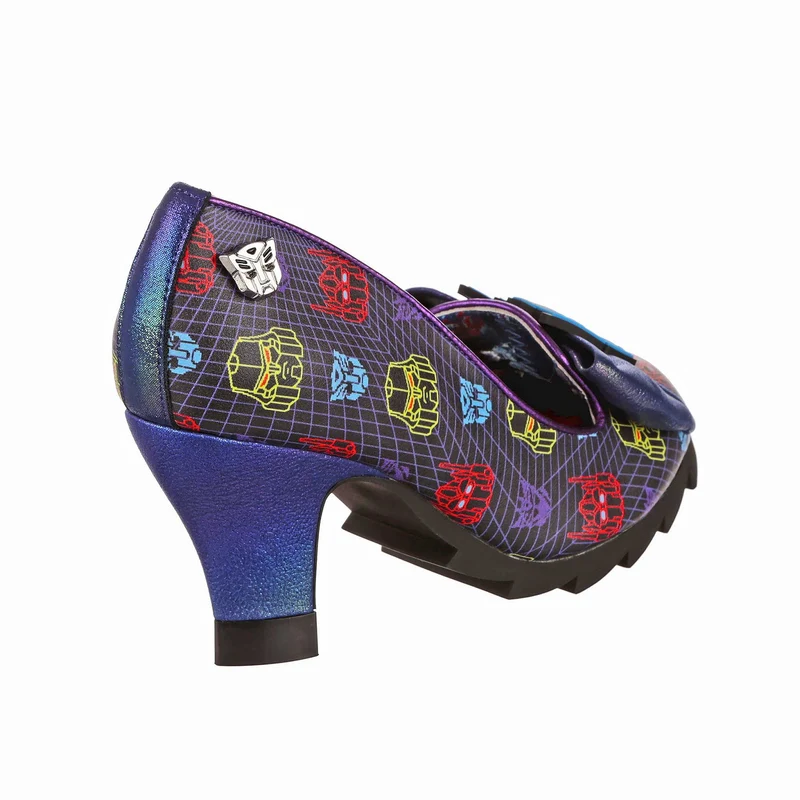 Irregular Choice Frauen Transformers 80er Jahre Baby High Heel - Schwarz