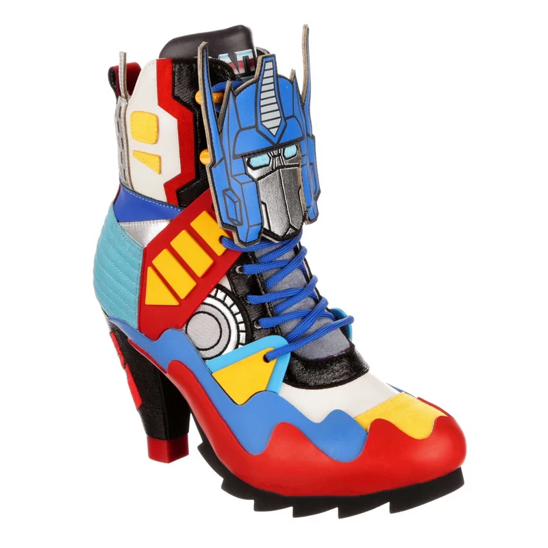 Irregular Choice Frauen Transformers Roll Out High Heel - Blau / Rot