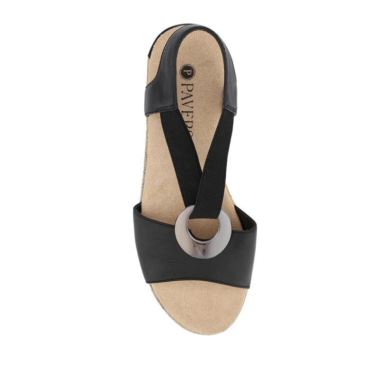 Slip-On Slingback Sandals - WBINS41066 / 327 602 - Black