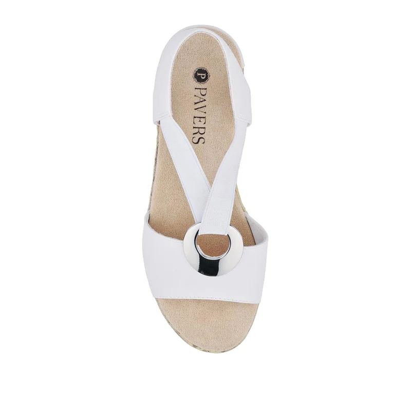 Slip-On Slingback Sandals - WBINS41066 / 327 602 - White