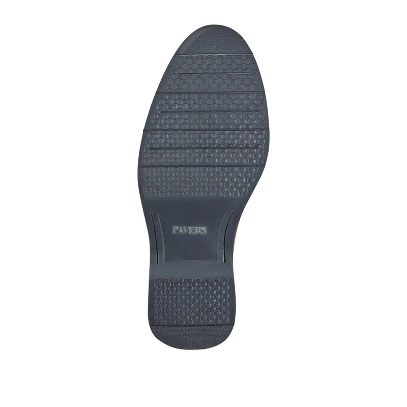 Smart Leather Lace-Up Shoes - PERFO41001 / 327 385 - Tan