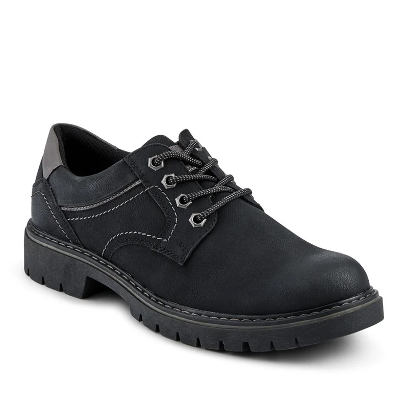 Wide Fit Lace Up Casual Shoes - GANG42002 / 327 878 - Black