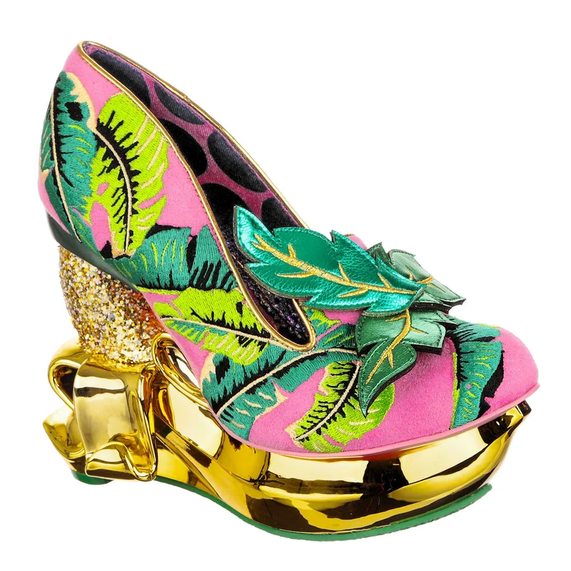Irregular Choice Furchtbar ansprechender High Heel für Damen – Rosa