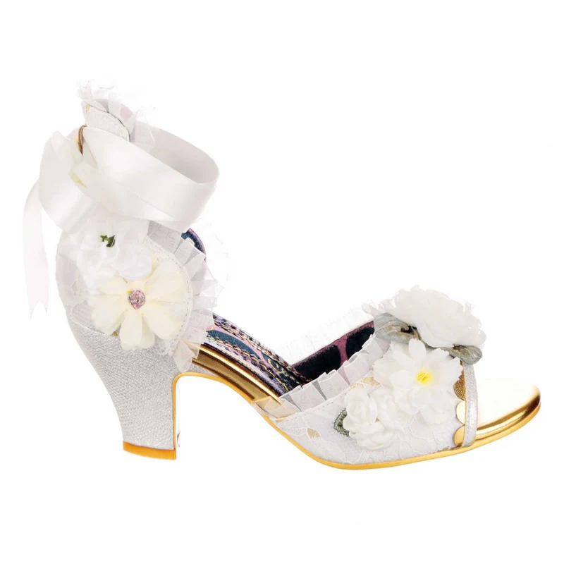 Irregular Choice Damen-Sandale „By Any Other Name“ – Off White