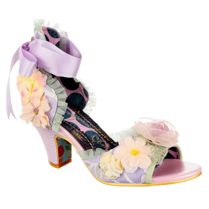 Irregular Choice Damen-Sandale „By Any Other Name“ – Flieder