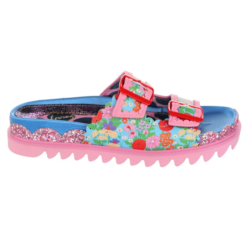 Irregular Choice Damen Garden Gander Sandale – Blau