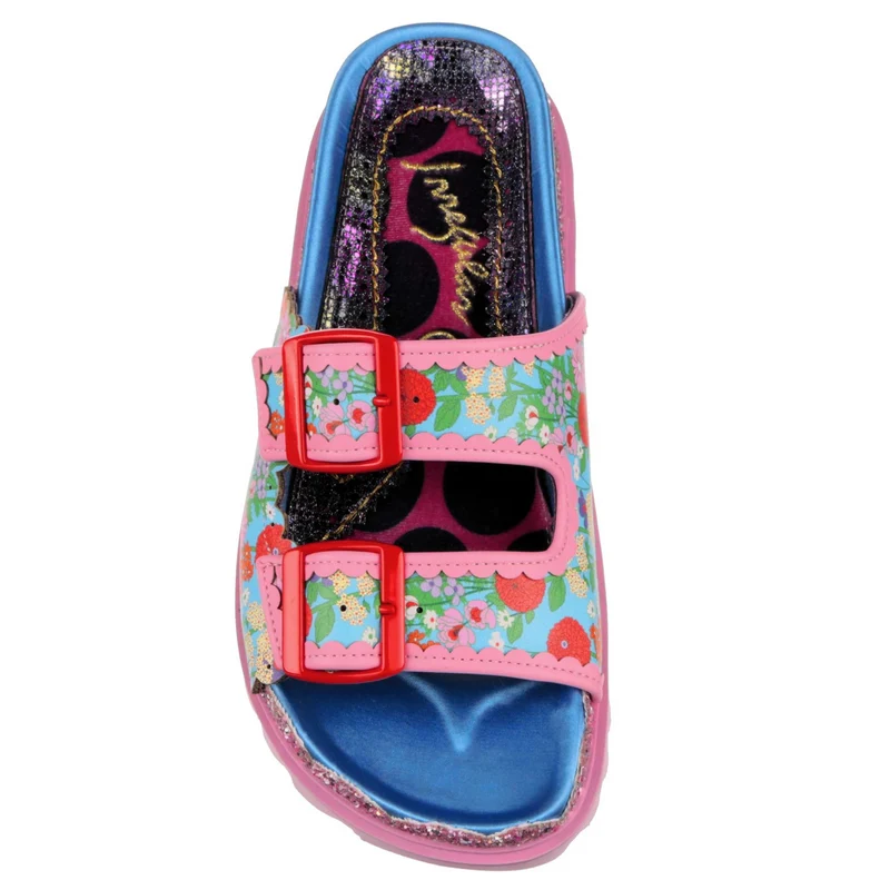Irregular Choice Damen Garden Gander Sandale – Blau