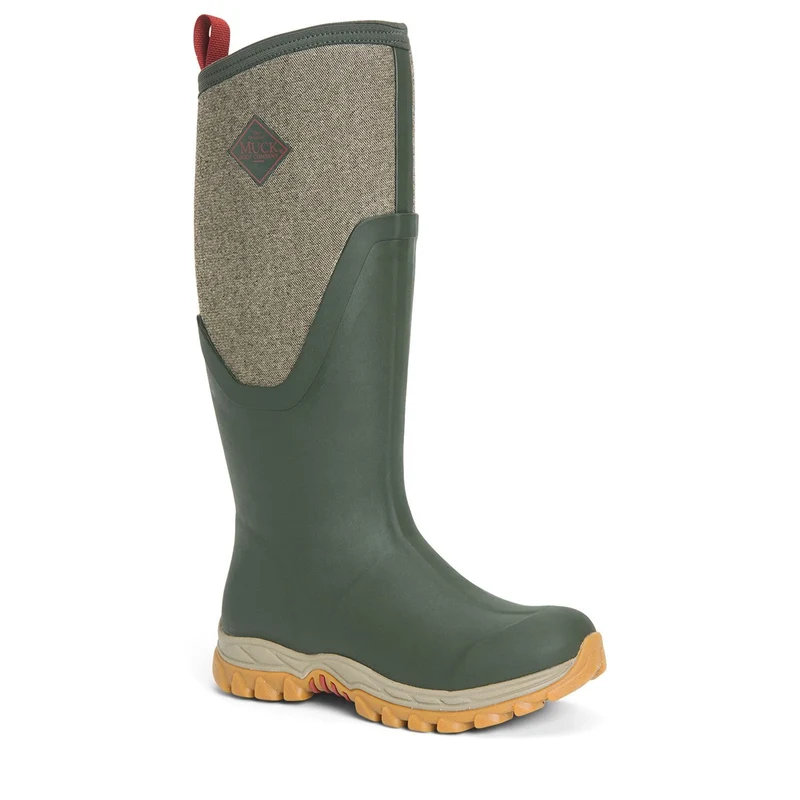 Muck Boots Damen Arctic Sport II Hohe Stiefel – Olivgrün