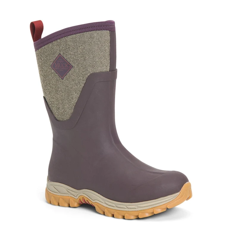 Muck Boots Damen Arctic Sport II Kurze Stiefel – Wein
