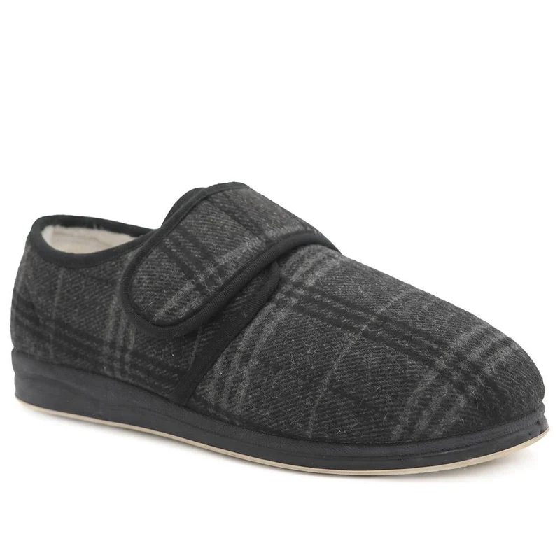 Extra-Wide Faux-Fur-Lined Slippers - AUGUST / 328 471