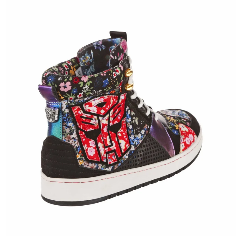 Irregular Choice Frauen Transformers Epic Battle High-Top-Sneaker – Schwarz