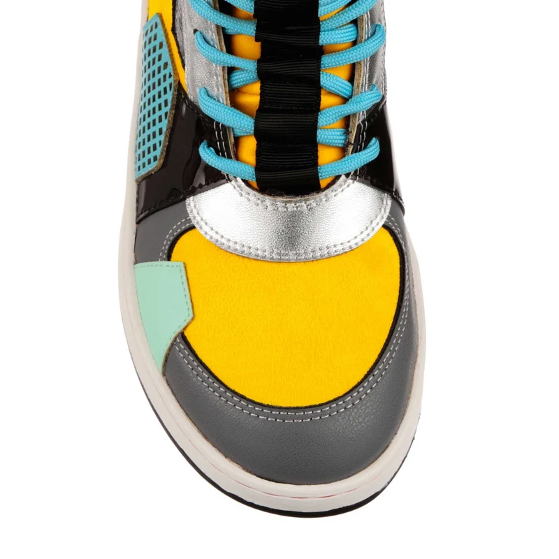 Irregular Choice Frauen Transformers Sting Like A Bee High-Top-Trainer – Gelb