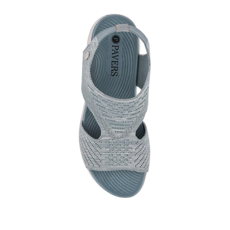 Cushioned Lightweight Sandals - BAIZH41030 / 327 192 - Light Blue