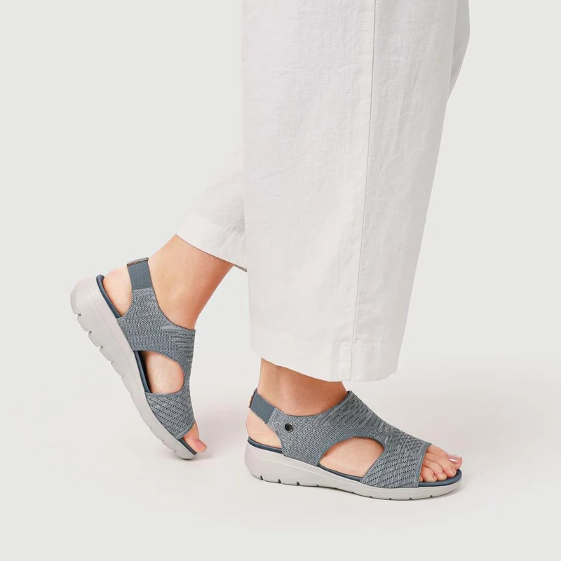 Cushioned Lightweight Sandals - BAIZH41030 / 327 192 - Light Blue