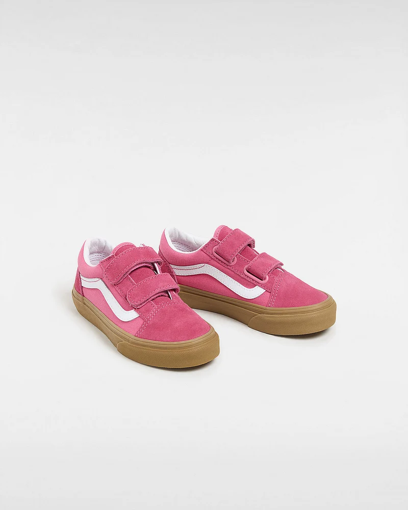 VANS Old Skool V-Trainer für Kinder – Gummirosa