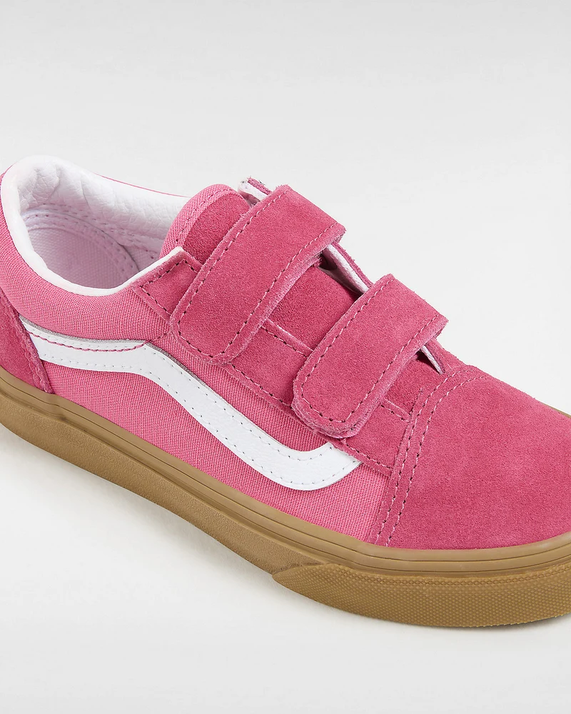 VANS Old Skool V-Trainer für Kinder – Gummirosa