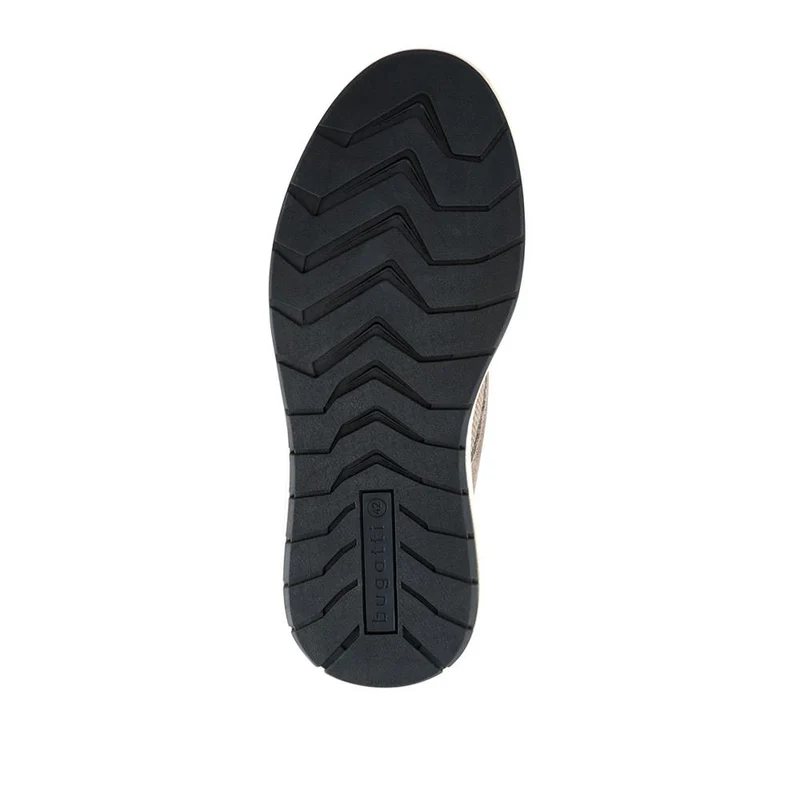 Casual Leather Lace-Ups - BUG41513 / 327 367 - Grey