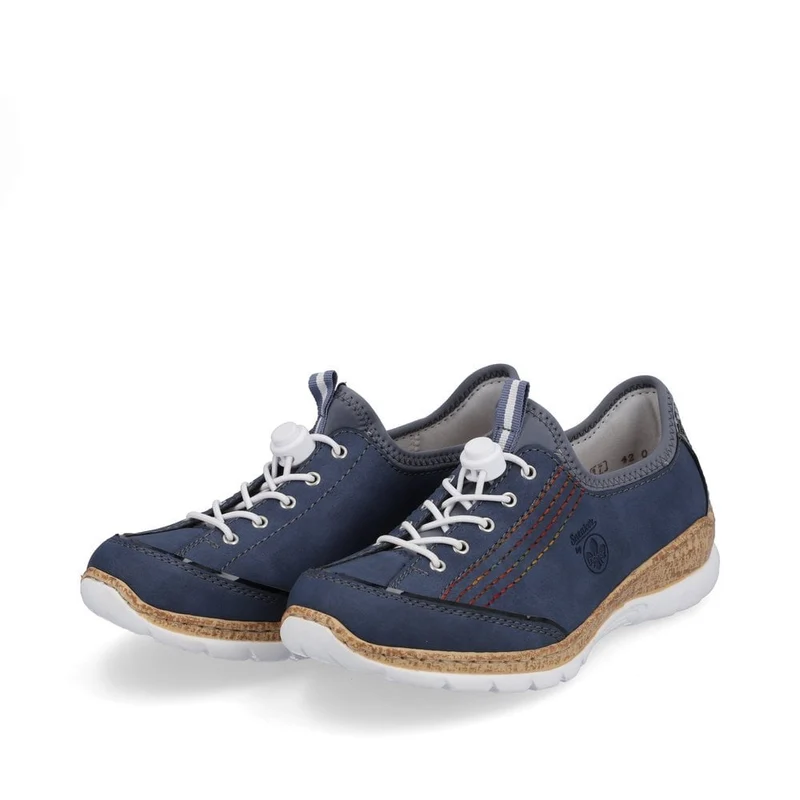 Rieker Modische Damen-Sneaker – Blau
