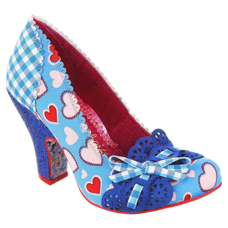 Irregular Choice Make My Day High Heel für Damen – Blau