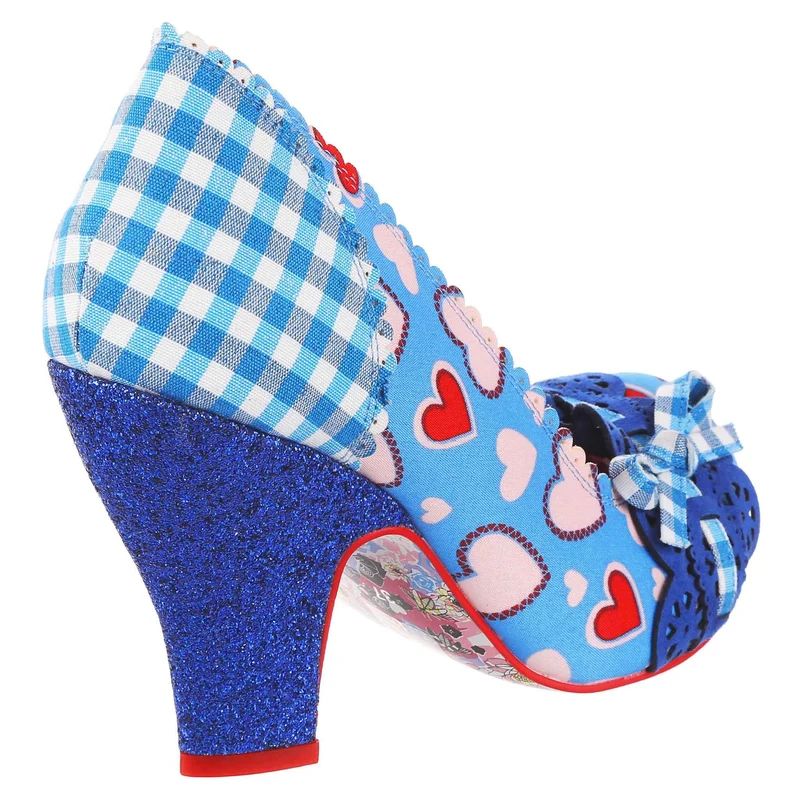 Irregular Choice Make My Day High Heel für Damen – Blau