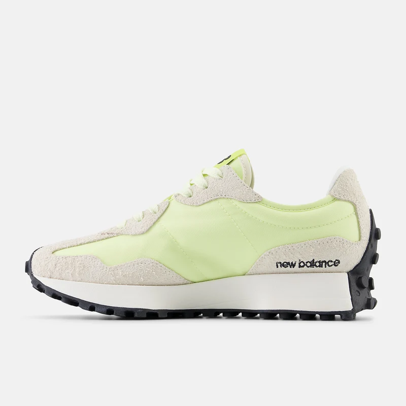 New Balance Damen-Sneaker 327 Fashion – Limette/Schwarz/Beige