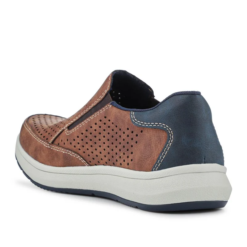 Extra-Wide Slip-On Shoes - RKR41535 / 326 935 - Brown