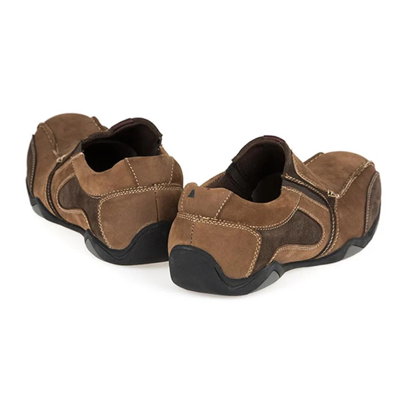 Leather Slip On Shoe - SHI2303 / 307 381 - Brown