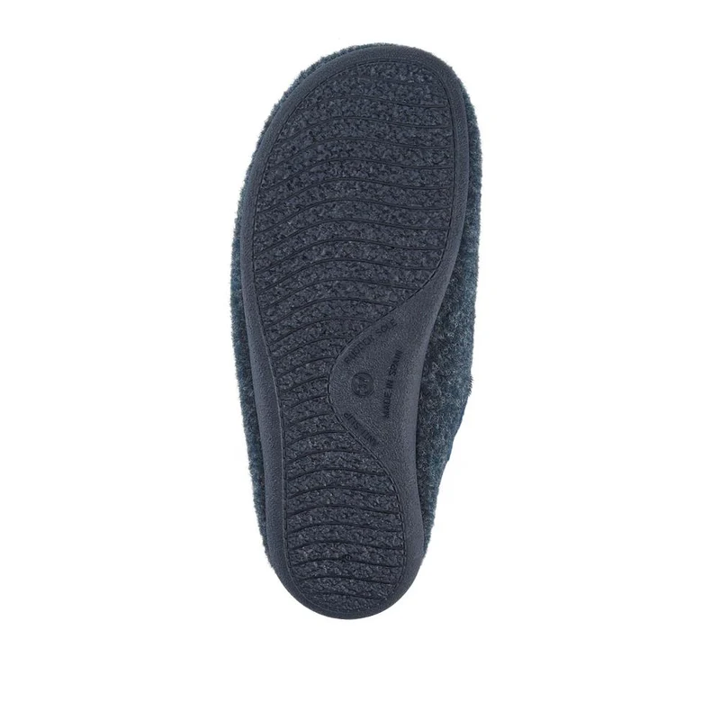Floral Pattern Mule Slippers - BONAD42001 / 328 336 - Navy