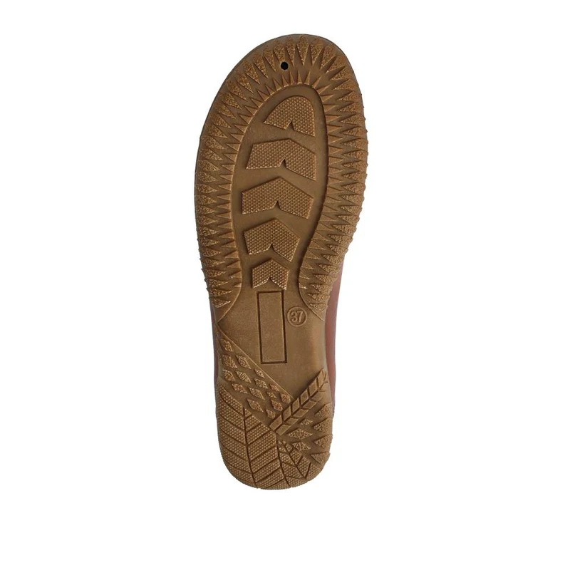 Elasticated Slip-On Shoes - WOIL42008 / 327 894 - Brown