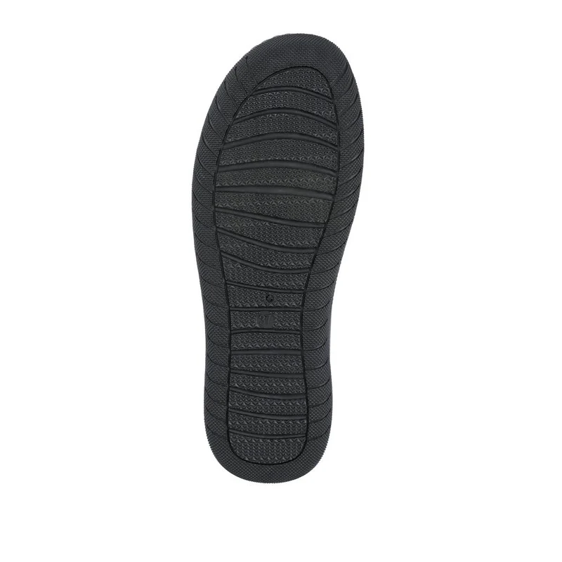 Wide Fit Smart Slip-On Shoes With Leather Insole - WLIG42000 / 327 929 - Black