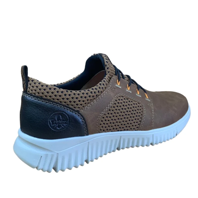 Rieker Modische Slip-on-Sneaker für Herren – Braun