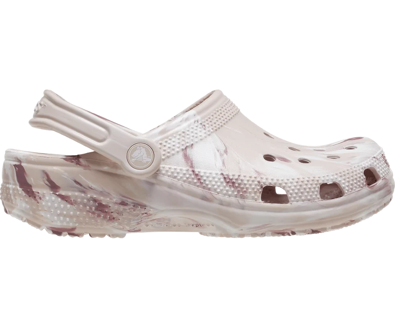 CROCS Klassischer, marmorierter Unisex-Clog – Quarz
