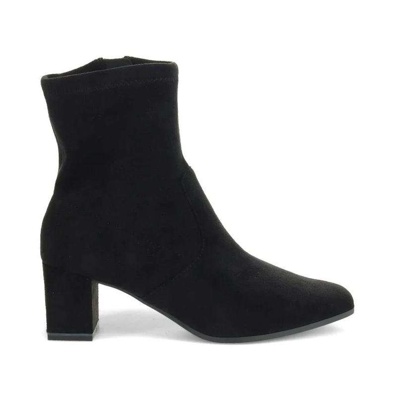 Smart Block-Heeled Ankle Boots - CAPRI40500 / 326 603 - Black