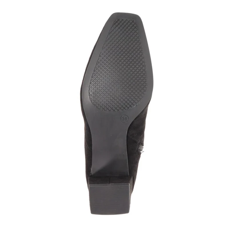Smart Block-Heeled Ankle Boots - CAPRI40500 / 326 603 - Black